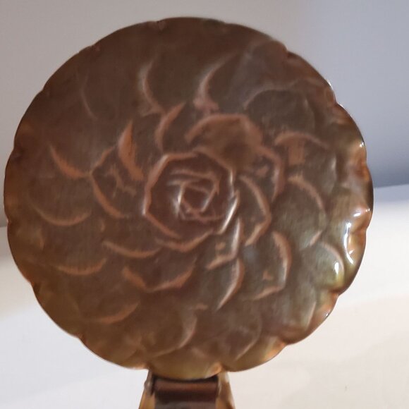 Vintage Hand Hammered Gregorian Solid Copper Silent Butler Crumb/Ash Collector - Picture 5 of 11